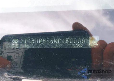2019 Toyota Corolla Le from USA, damaged, VIN 2T1BURHE6KC150009